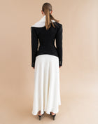 Phoebe Dress, Black/White
