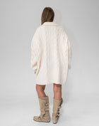 Belle Sweater Dress, Cream
