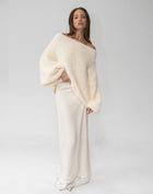 Heather Lace Skirt, Ivory