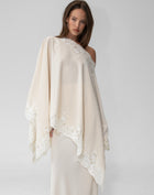 Elsie Lace Cape Top, Ivory