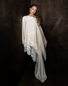 Elsie Lace Cape Top, Ivory