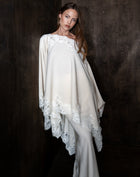 Elsie Lace Cape Top, Ivory