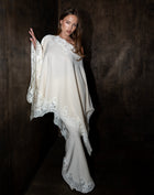 Elsie Lace Cape Top, Ivory