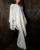 Elsie Lace Cape Top, Ivory