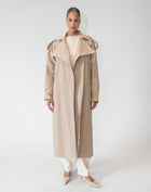 Eira Trench Coat, Tan