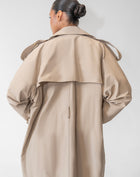 Eira Trench Coat, Tan
