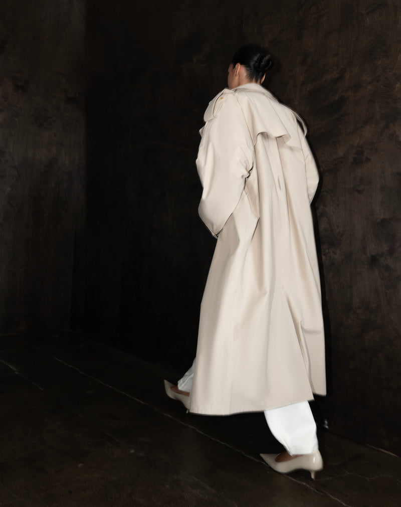 Eira Trench Coat, Tan