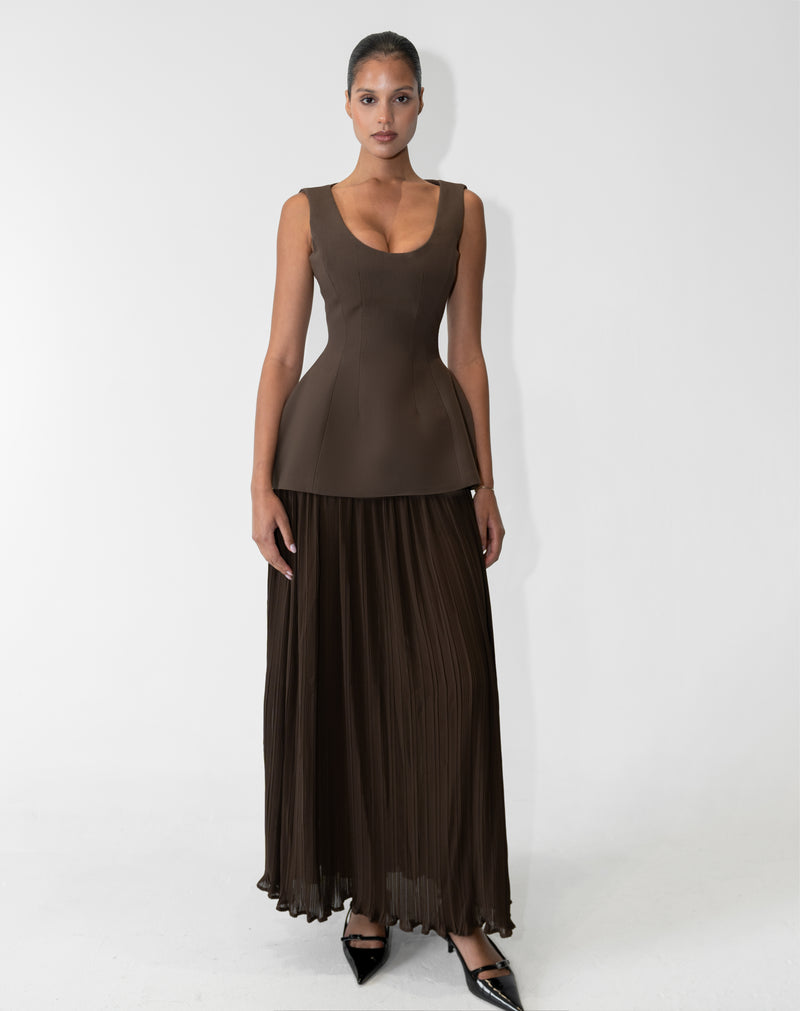 Delilah Dress, Chocolate