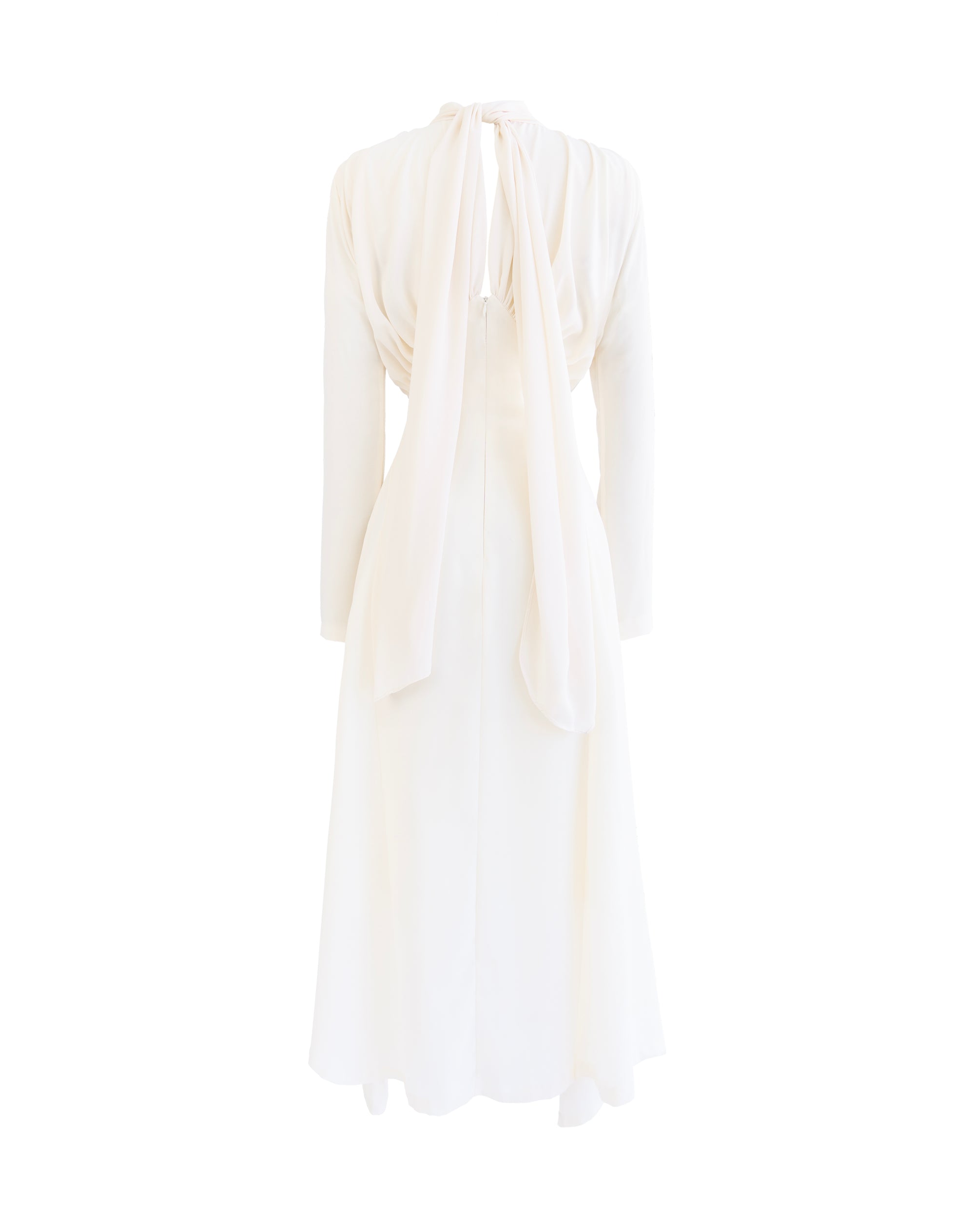 Nina High Neck Dress, Ivory[Pre Order]