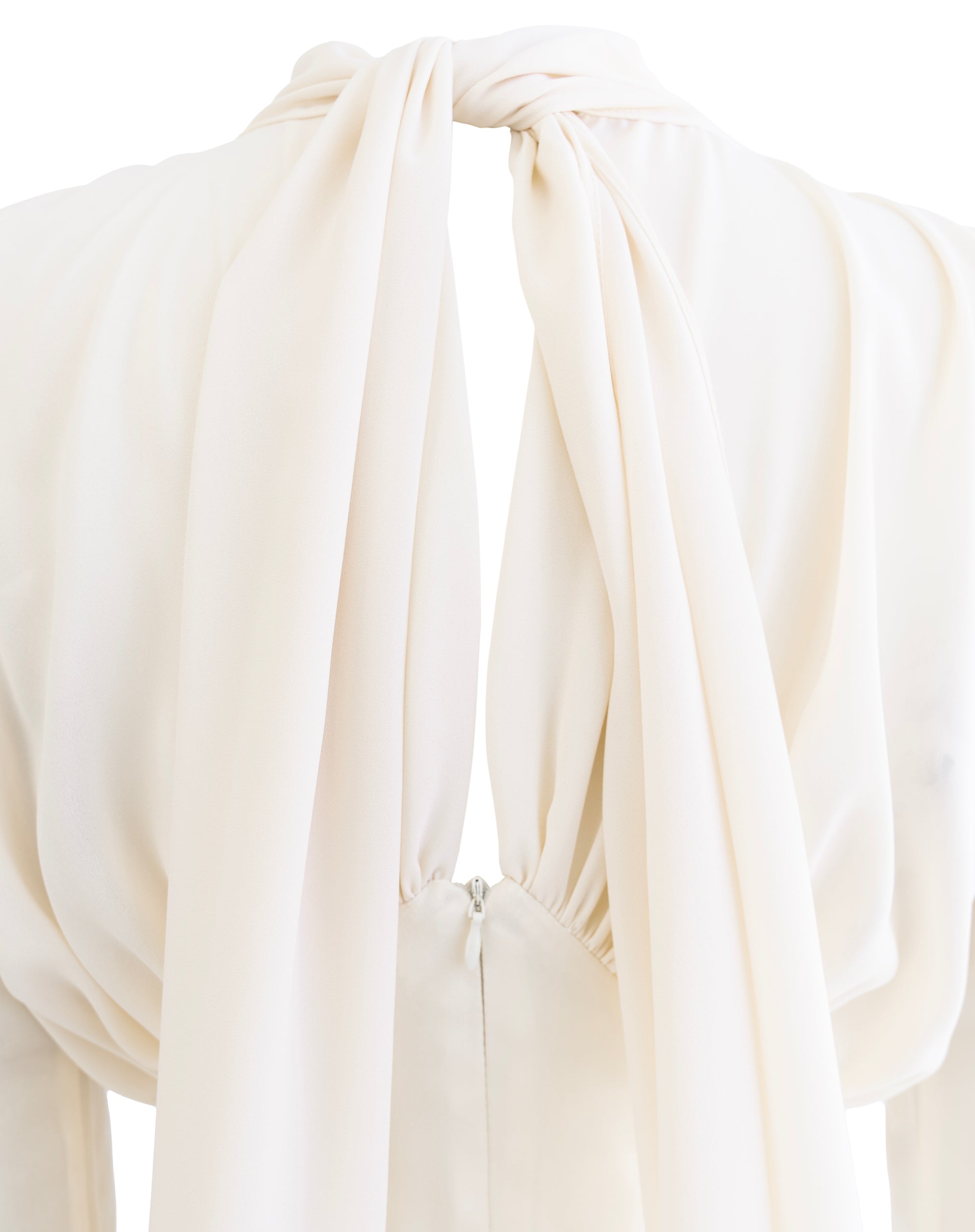 Nina High Neck Dress, Ivory[Pre Order]