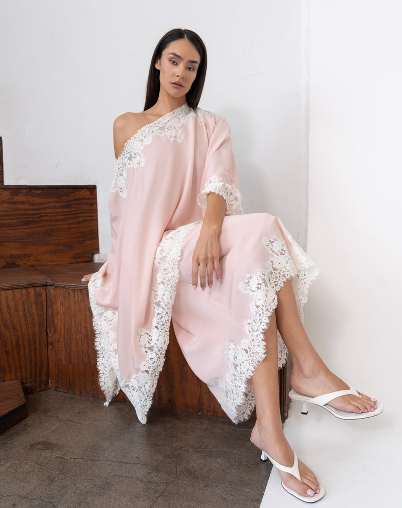 Heather Lace Skirt, Pink