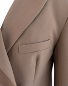 Blazer ceñido con hombros anchos Sadie, color ocre [pedido por adelantado]