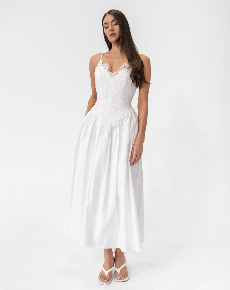 Charlotte Dress, Off White
