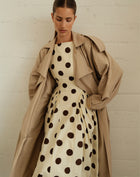 Eira Trench Coat, Tan