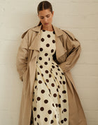 Eira Trench Coat, Tan