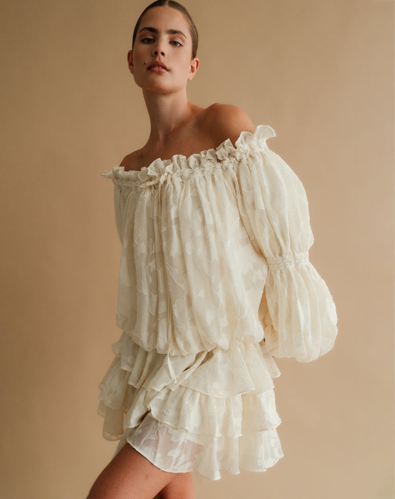 Elora Dress, Ivory Lace