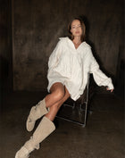 Belle Sweater Dress, Cream