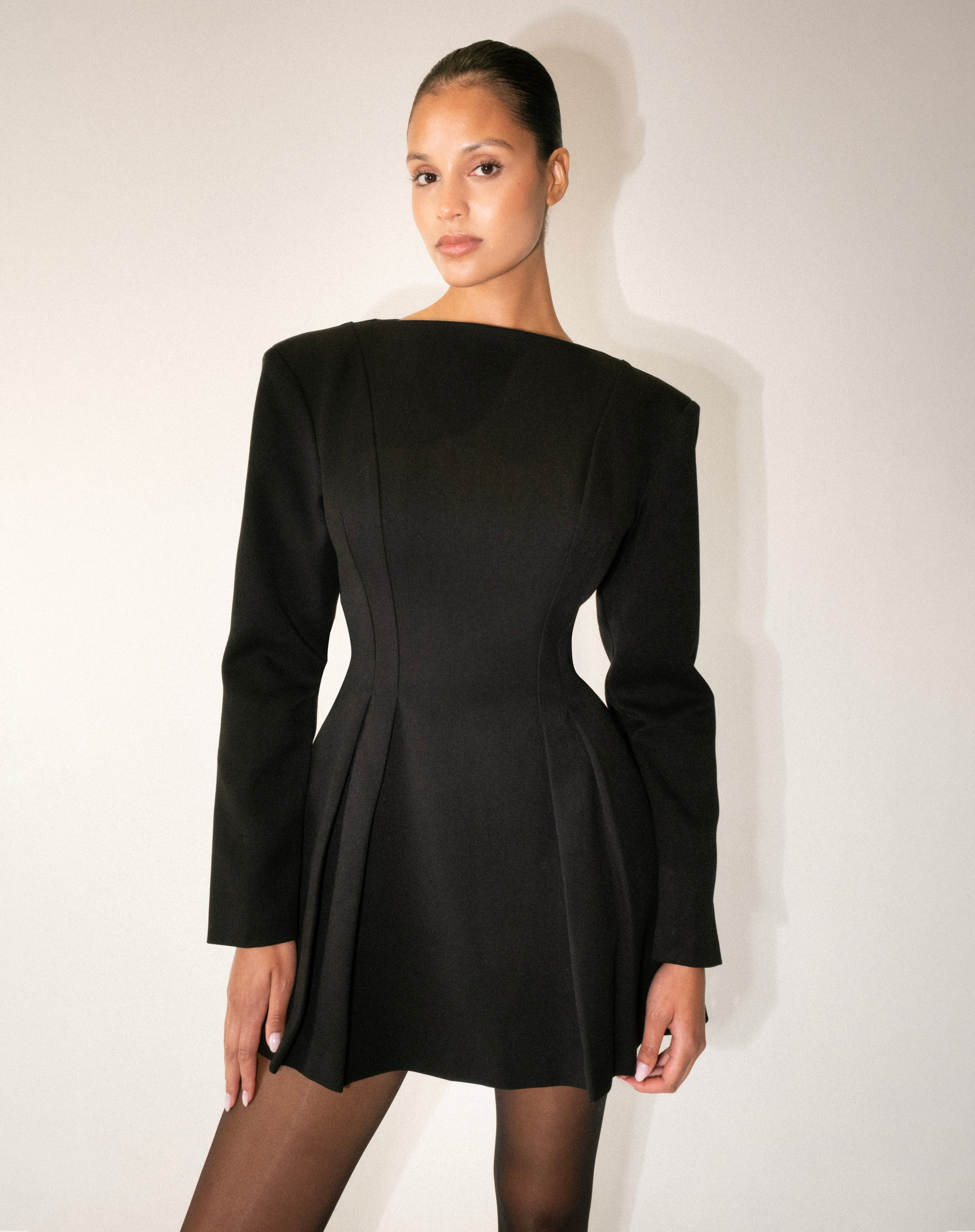 Myra Mini Dress, Black | The Bekk