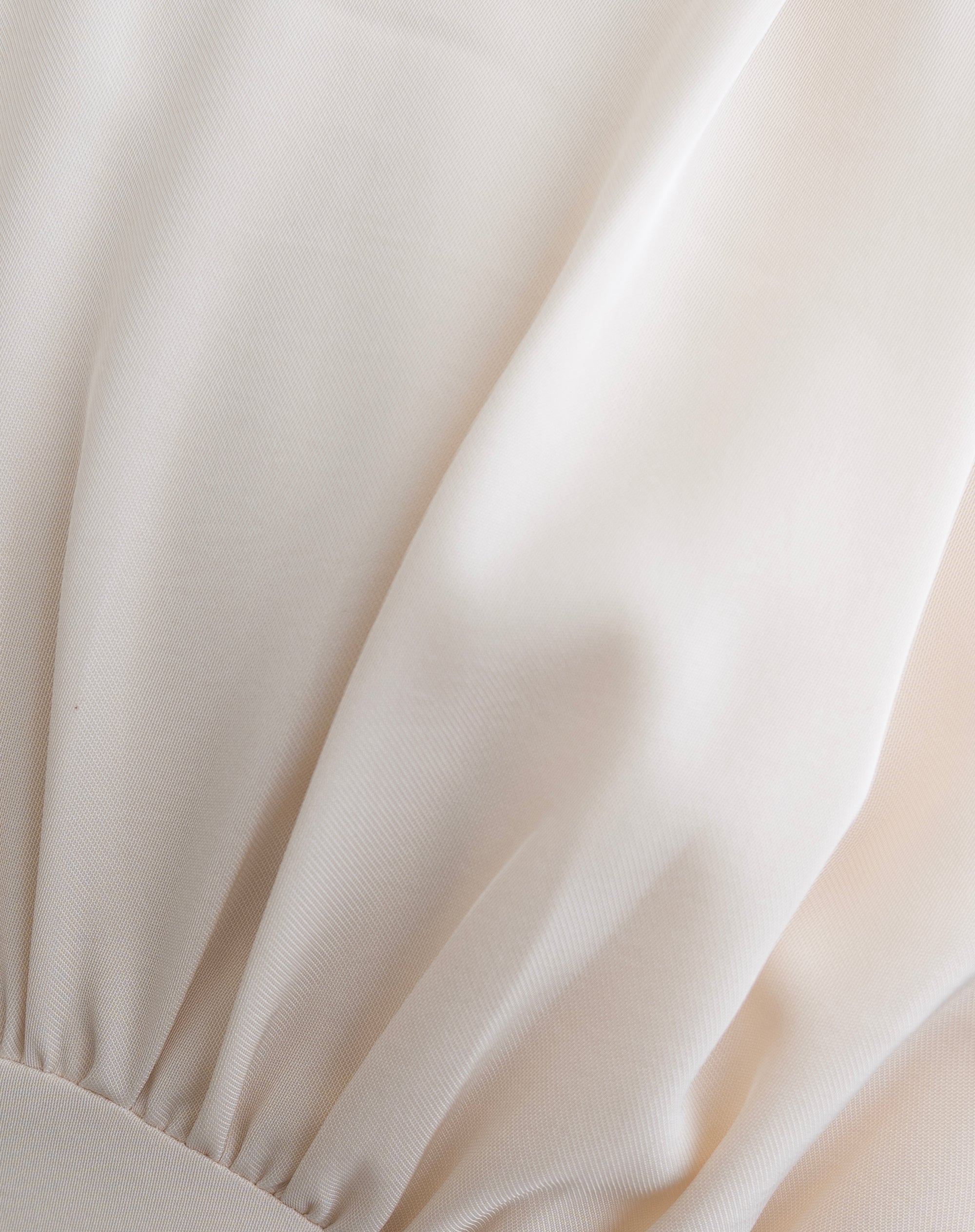 Robe sans manches nouée au dos Eliana, ivoire