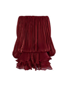 Elora Dress, Burgundy