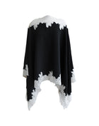 Elsie Lace Cape Top, Black