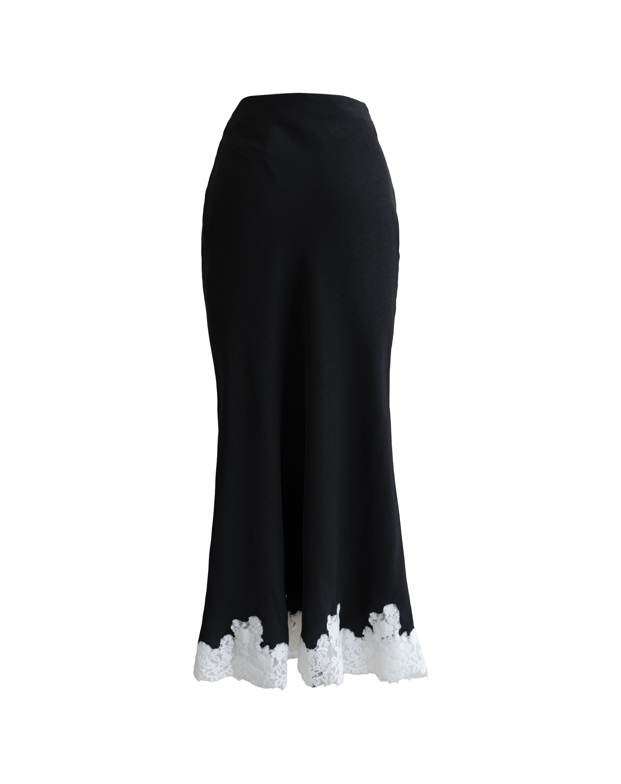 Heather Lace Skirt, Black