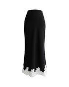 Heather Lace Skirt, Black