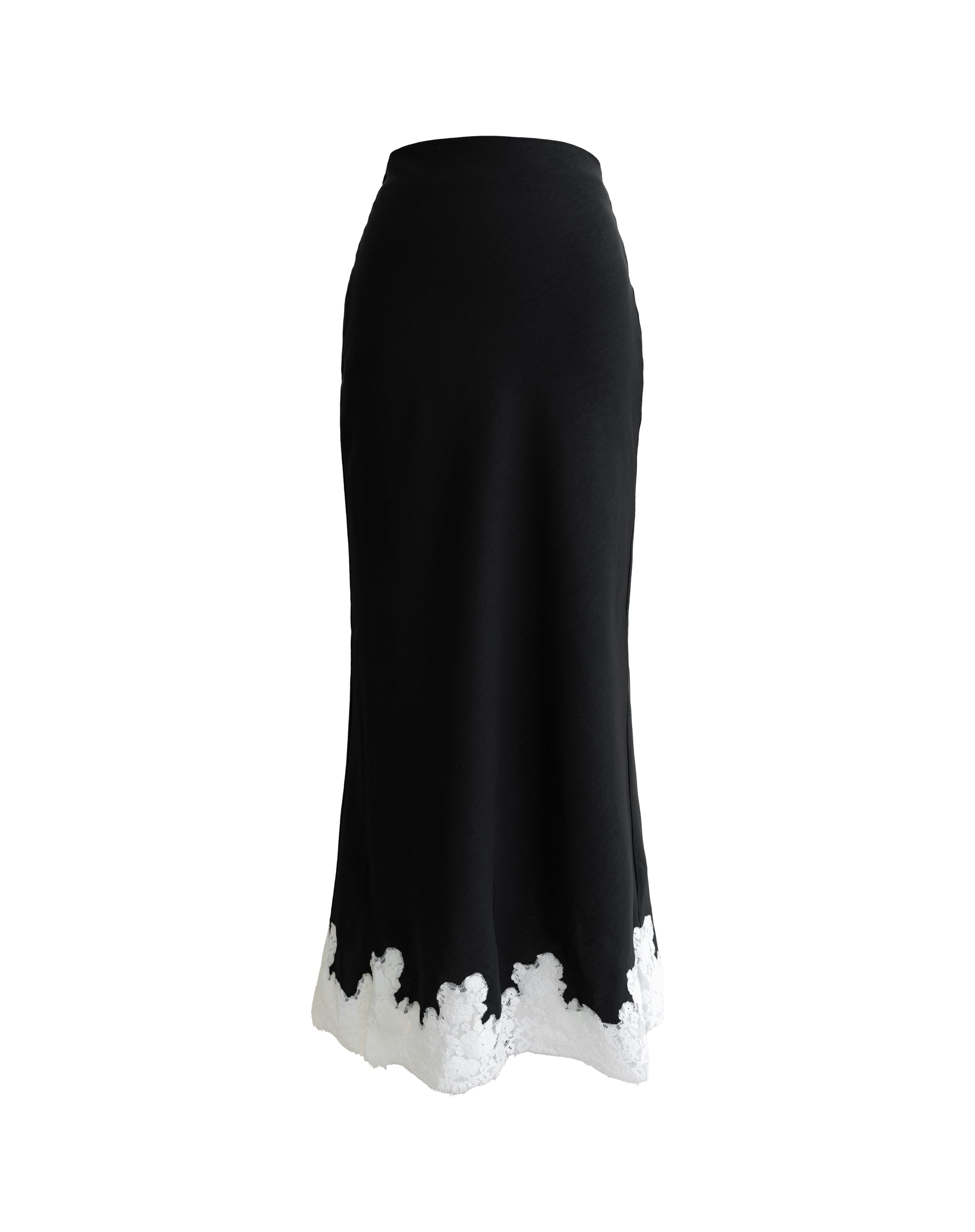 Heather Lace Skirt, Black