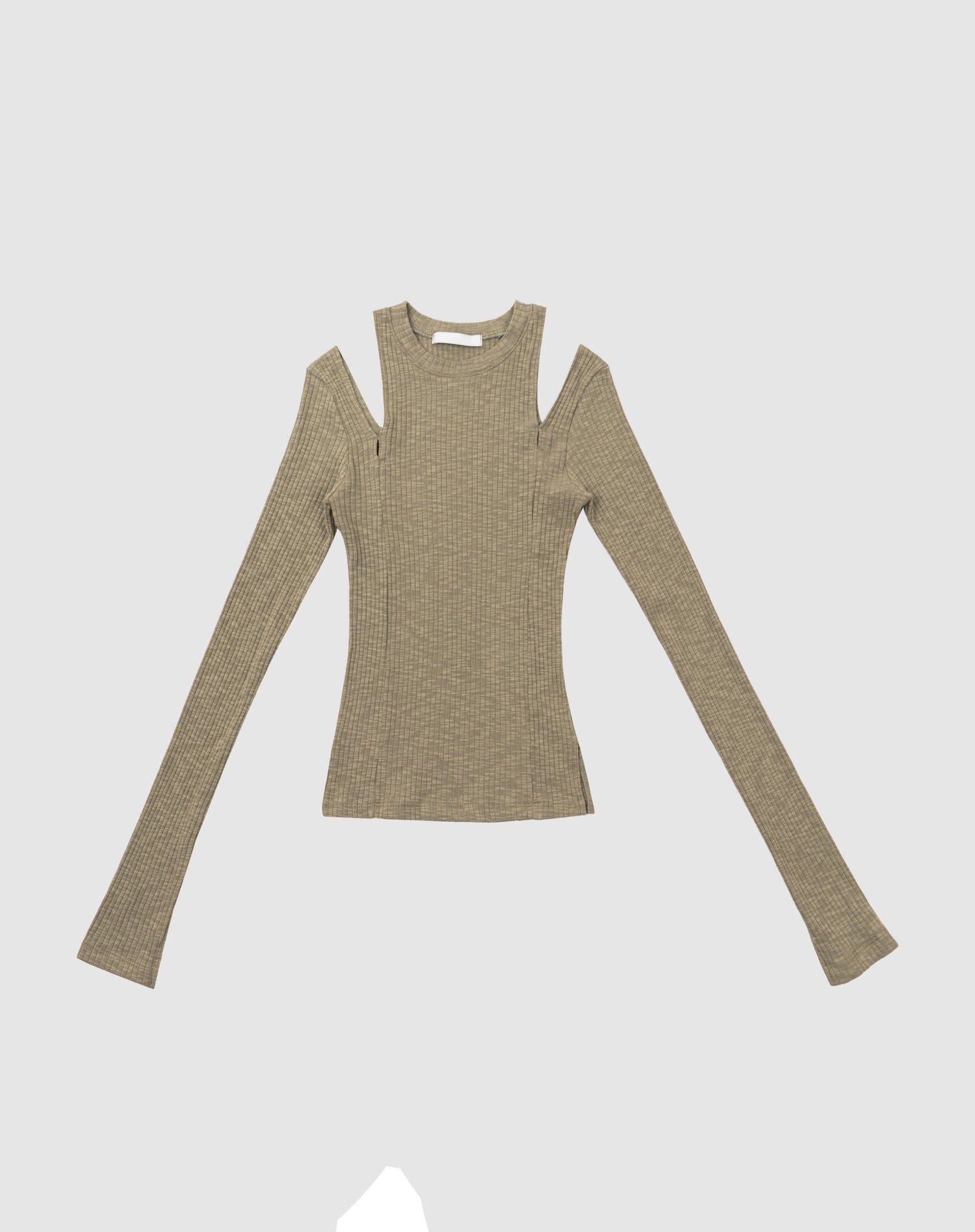 Julian Shoulder Cut Out Top, Olive