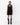 Alina Wrinkled Suede MIni Dress And Skirt Set, Black - The Bekk