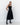 Phoebe Sleeveless jacquard Dress, Black/Black - The Bekk