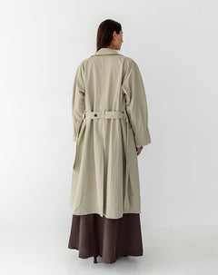 Zoey Oversized Trench Coat, Beige - The Bekk
