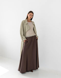 Zoey Oversized Trench Coat, Beige - The Bekk